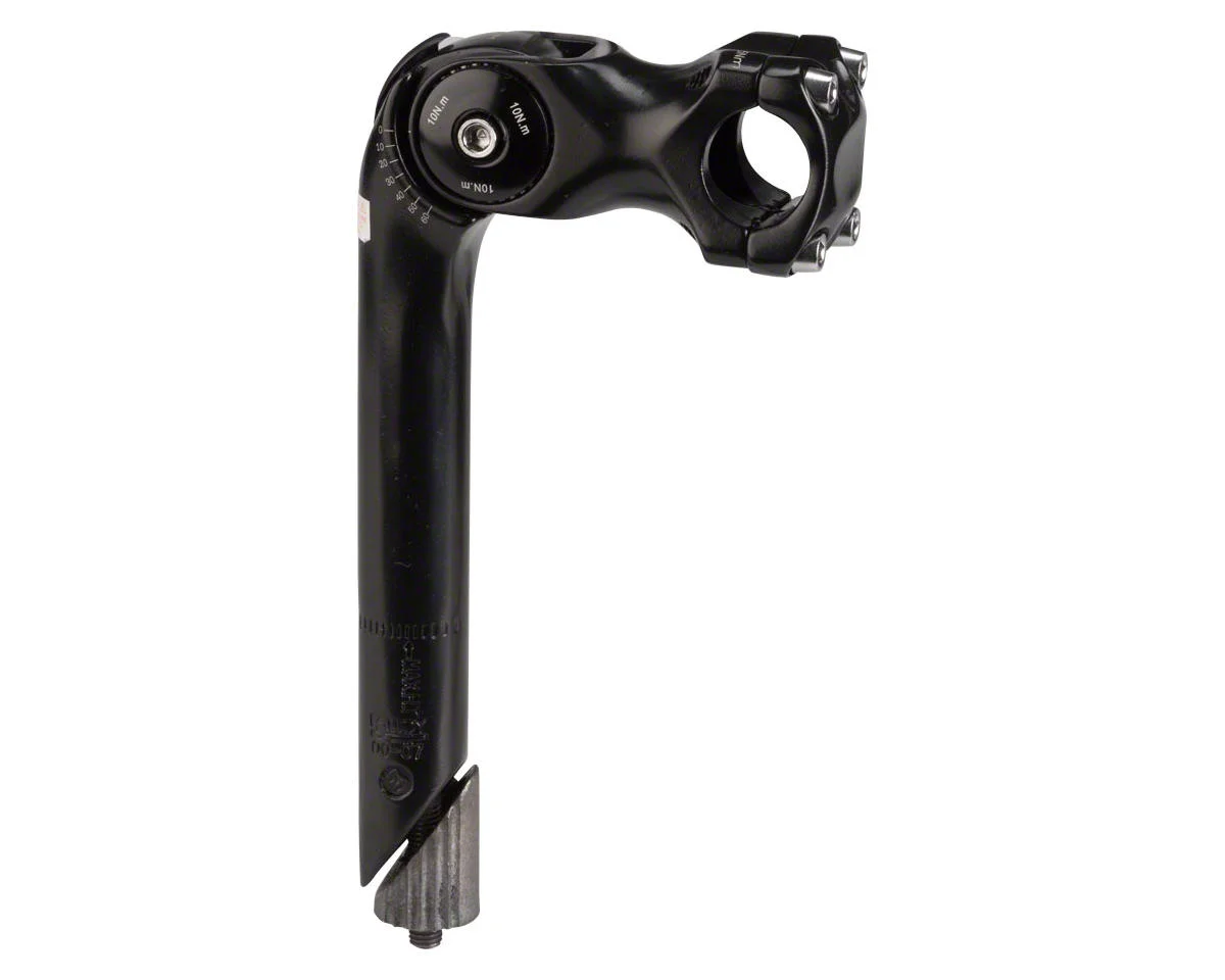 Kalloy Uno 822 Stem (Black) (25.4mm) (80mm) (Adjustable) (1" Threaded Steerer)